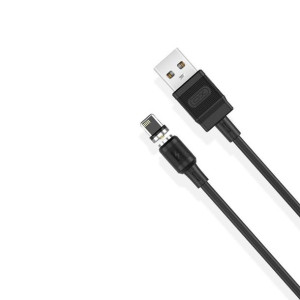 Xo kabel magnetyczny NB187 USB Lightning 1,0 m 2,1A czarny