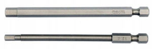 Końcówki Wkrętakowe 1/4'' 2szt Hex Tamperproof 4*1