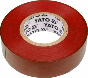 Taśma Elektroizolacyjna 19mm*20m Czerwona