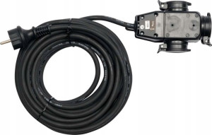 Przedłużacz Ip44 10m 3g1.5 Z Rozdzielaczem