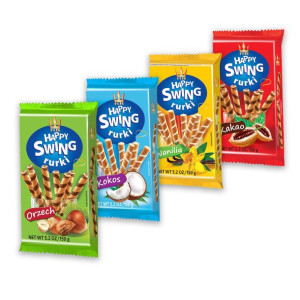 Flis Rurki Happy Swing Mix 4 smaków 150g x 4 sztuki