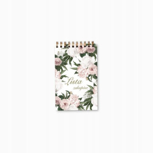 Notes a6 - Lista zakupów - Floral Heart