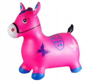 Konik Gumowy Skoczek Do Skakania Z Muzyką 58cm Ce