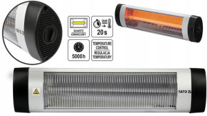 Kwarcowy Promiennik Podczerwieni 2000w Yato-99530