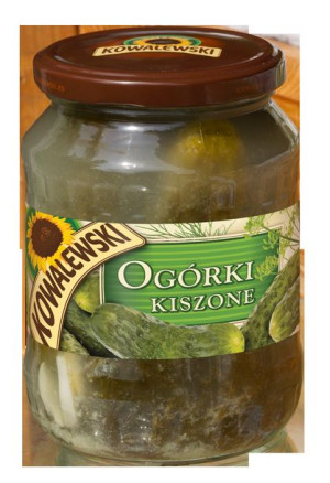 Kowalewski Ogórki Kiszone pasteryzowane 720 ml