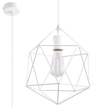 Lampa Wisząca Gaspare Biała Sollux Lighting Sl.0290