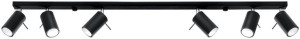 Lampa Sufitowa Ring 6L Czarna Sollux Lighting Sl.0334