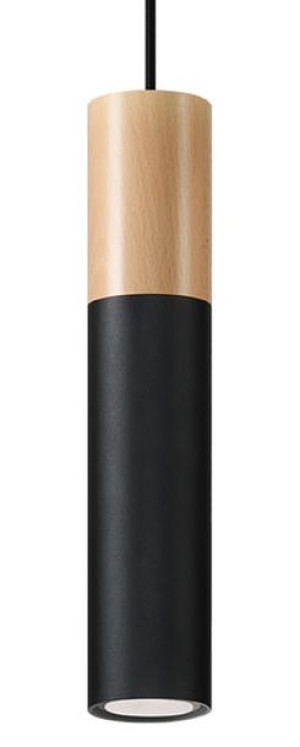  Lampa Wisząca Pablo Czarna Sollux Lighting Sl.0632