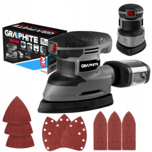 Graphite Szlifierka Oscylacyjna Delta 180w 3 Stopy