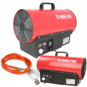 Nagrzewnica Gazowa Dmuchawa Grzejnik 15kw Wąż Lcd