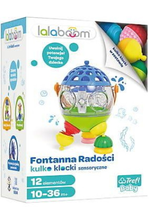 Sensoryczne kulko klocki dla dzieci FONTANNA RADOŚCI LALABOOM