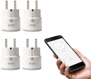4 X Gniazdo Elektryczne Smart Home Neo Wifi Tuya
