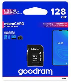 128gb Karta Pamięci Micro Sd/hc Goodram Adapter Sd