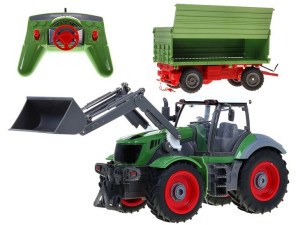 duży TRAKTOR + przyczepa + pilot 2,4 GHz