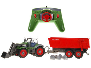 duży TRAKTOR + przyczepa + pilot 2,4 GHz