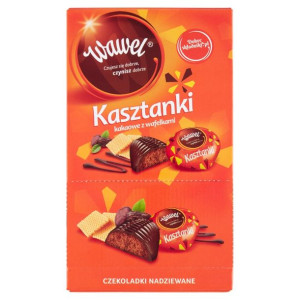 Wawel Kasztanki kakaowe z wafelkami Czekoladki nadziewane 2,3 kg