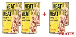 JOSERA Meatlovers Menu Kurczak z marchewką 400g 4+2 GRATIS