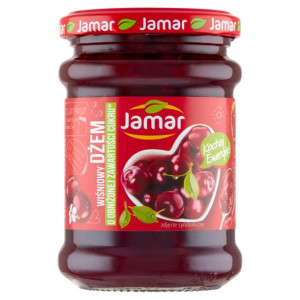 Jamar Dżem o obniżonej zawartości cukru wiśniowy 280 g
