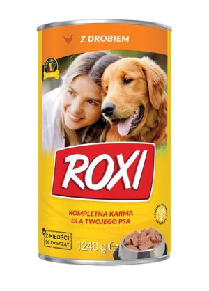 Kares Roxi Pies puszka z drobiem 1240 g