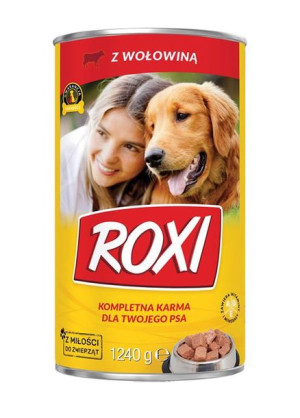 Kares Roxi Pies puszka z wołowiną 1240 g