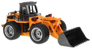 pojazd budowlany SPYCHACZ + metalowe elementy R/C