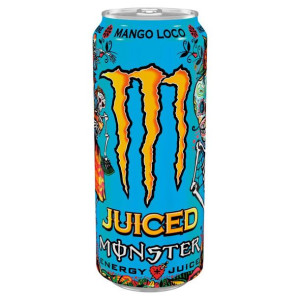 Monster Energy Mango Loco Gazowany napój energetyczny 500 ml x 12 sztuk