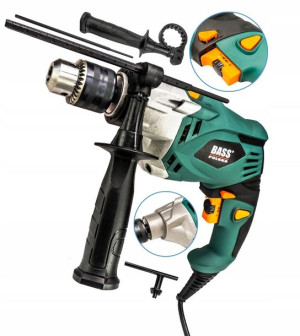 Bass Polska Mocna Wiertarka Udarowa 13mm 1300w