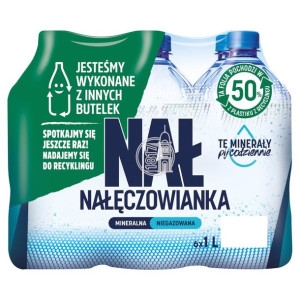 Nałęczowianka Naturalna woda mineralna niegazowana 6 x 1 l