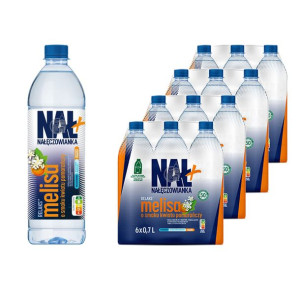 NAŁĘCZOWIANKA NAŁ+ z magnezem o smaku pomarańczy 0,7 L x 24 sztuki