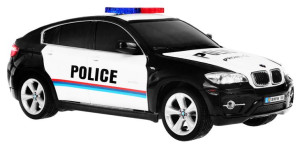 BMW X6 zdalnie sterowana POLICJA skala 1:24 27MHz