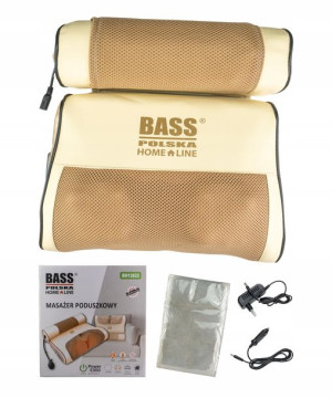 Bass Masażer Shiatsu Karku Szyi Pleców Ciała 3d