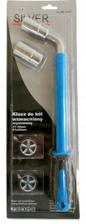 Klucz do Kół Teleskopowy 17/19mm Wysuwany +Nasadki