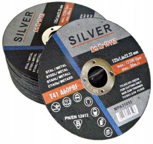 Tarcza Do Cięcia Metalu 125 X 1,6 Silver X25szt