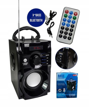 Głośnik Przenośny Boombox Bluetooth Usb Aux Radio