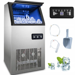 Komercyjna kostkarka do lodu 68KG 230W 220V