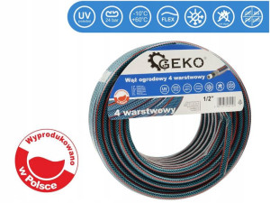 Wąż ogrodowy 4 Warstwowy 1/2" 20m GEKO NEW