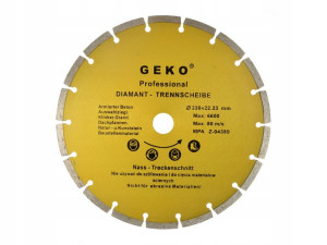 Tarcza diam.230mm segment.GEKO PROFI