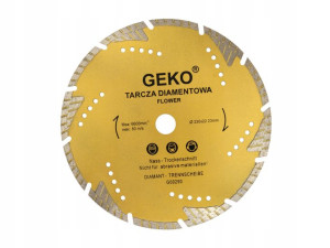 Tarcza diamentowa 230mm "flower" GEKO PR