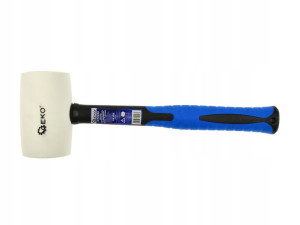 Młotek gumowy 16 OZ/600G/ biały Geko Premium r.fi