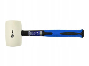 Młotek gumowy 24 OZ/850G/biały Geko Premium r.fib