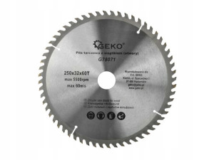 Tarcza do drewna 250x32x60T(otwory)