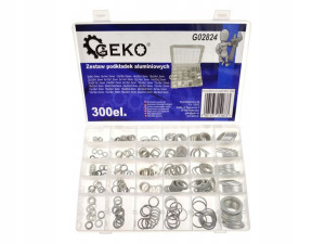 Zestaw podkładek aluminiowych 300el.