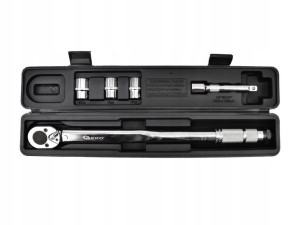 Klucz dynamometryczny 1/2" 28-210Nm + nasadki