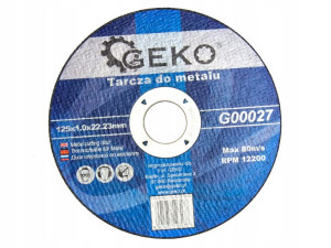 Tarcza do metalu 125x1.0 GEKO