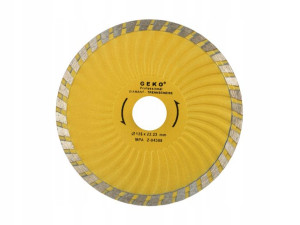 Tarcza diam.125mm turbo plus GEKO PROFI