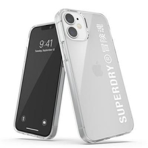 Superdry Snap Iphone 12 Mini Clear Case Biały/white 42593