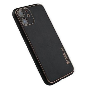 Beline Etui Leather Case Iphone 12 Pro Czarny/black