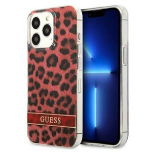 Guess Guhcp13lhsleor Iphone 13 Pro / 13 6,1" Czerwony/red Hardcase Leopard