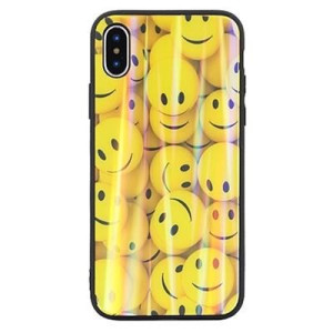Etui Glass Iphone 6/6s Wzór 1 (emoticons)