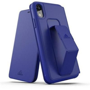 Adidas Sp Folio Grip Case Iphone Xr Niebieski/collegiate Royal 32857